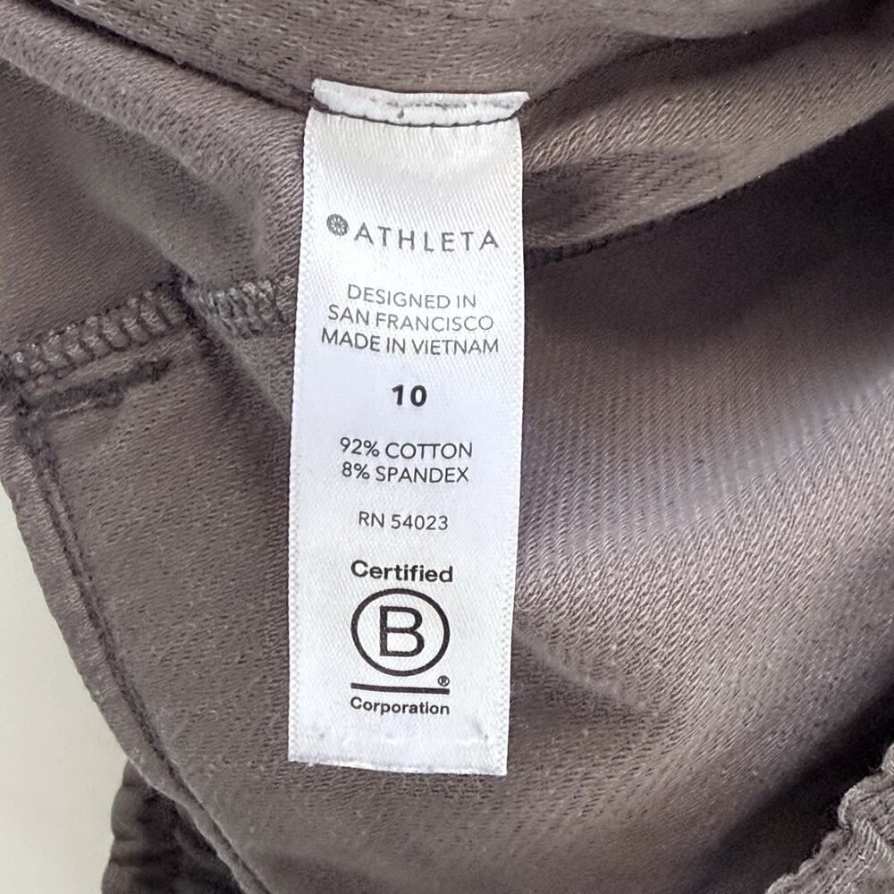 Athleta Pants Size 10 Camo Farallon Joggers Pull On Drawstring Comfort Stretch - Picture 7 of 8